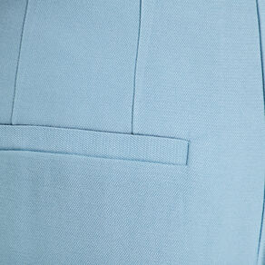 pantalon large avec pinces bleu gris femme Pantalon large avec pinces bleu gris femme