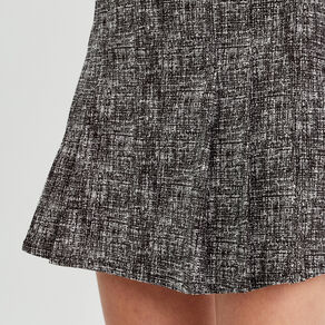 Jupe-short droite noir femme