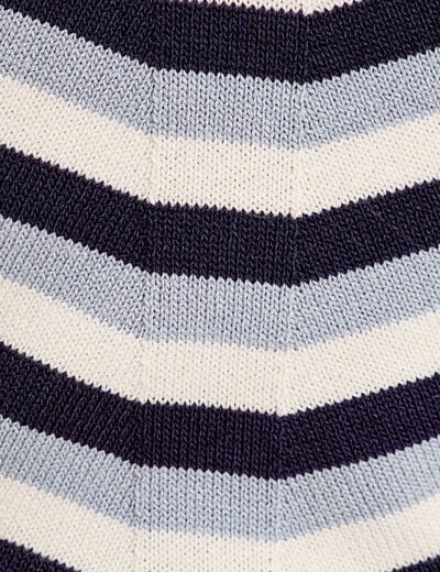Pull col montant blanc femme