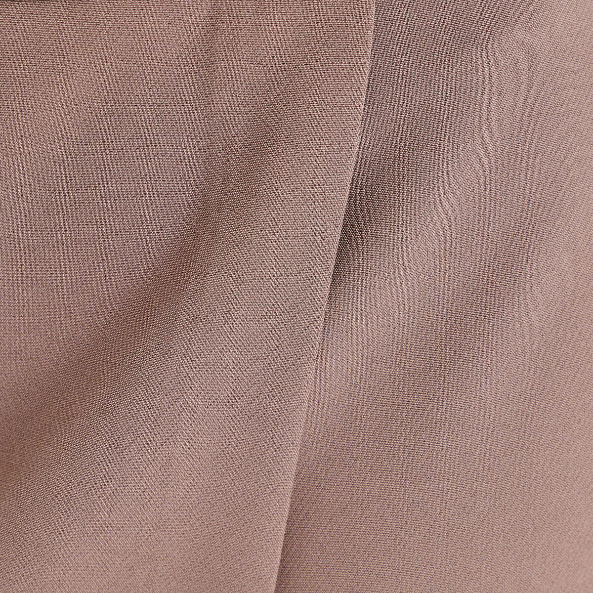 Jupe portefeuille cargo taupe femme