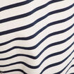 T-shirt oversize col en V bleu foncé femme