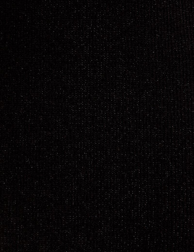 Jupe ajust&eacute;e longueur 3/4 noir femme