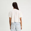 T-shirt manches courtes ecru femme