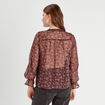 Blouse manches longues rose femme