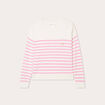 Pull manches longues rose fushia femme