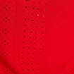 Débardeur broderie anglaise rouge femme