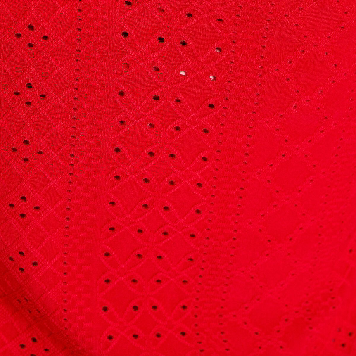 Débardeur broderie anglaise rouge femme