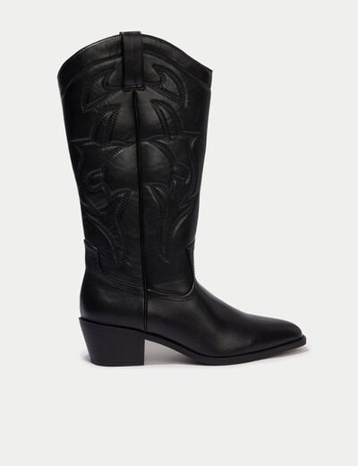 Bottines noir femme