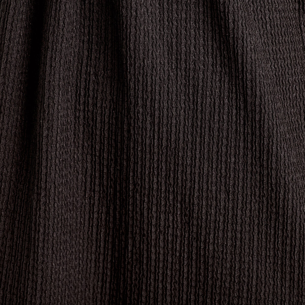 Robe droite broderie noir femme