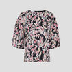 Sweat manches 3/4 noir femme