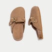Chaussons sabot sable femme