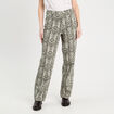 Pantalon large vert kaki femme
