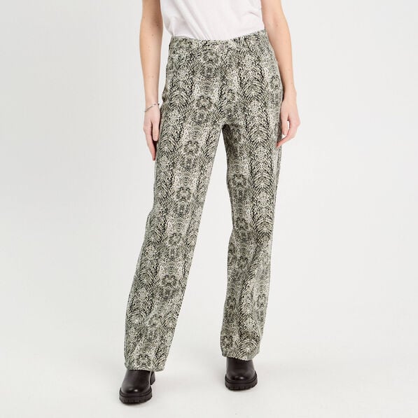 pantalon large vert kaki femme Pantalon large vert kaki femme