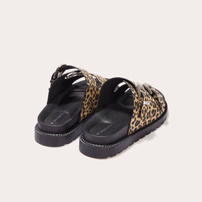 sandales crantees marron femme Sandales crantées marron femme