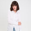 Chemise manches longues ecru femme