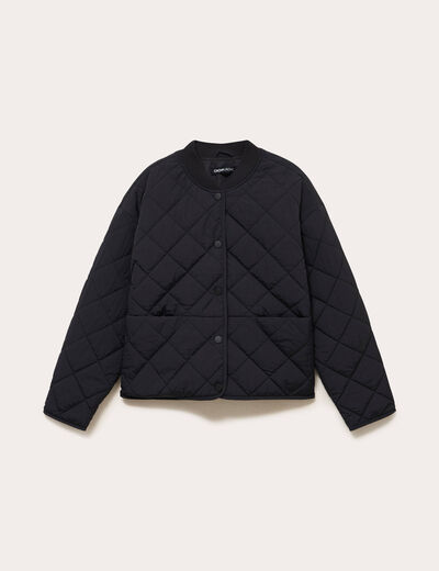 Veste matelass&eacute;e noir femme