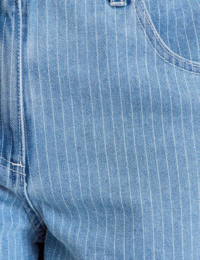 Jeans barrel bleu femme
