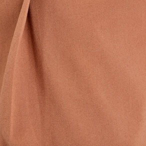 Pantalon large fluide pinces beige femme
