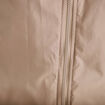 Parka r&eacute;versible 3/4 &agrave; capuche beige femme