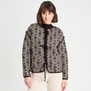 veste matelassee noir femme Veste matelassée noir femme