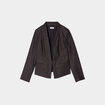 Veste blazer ajustée noir femme
