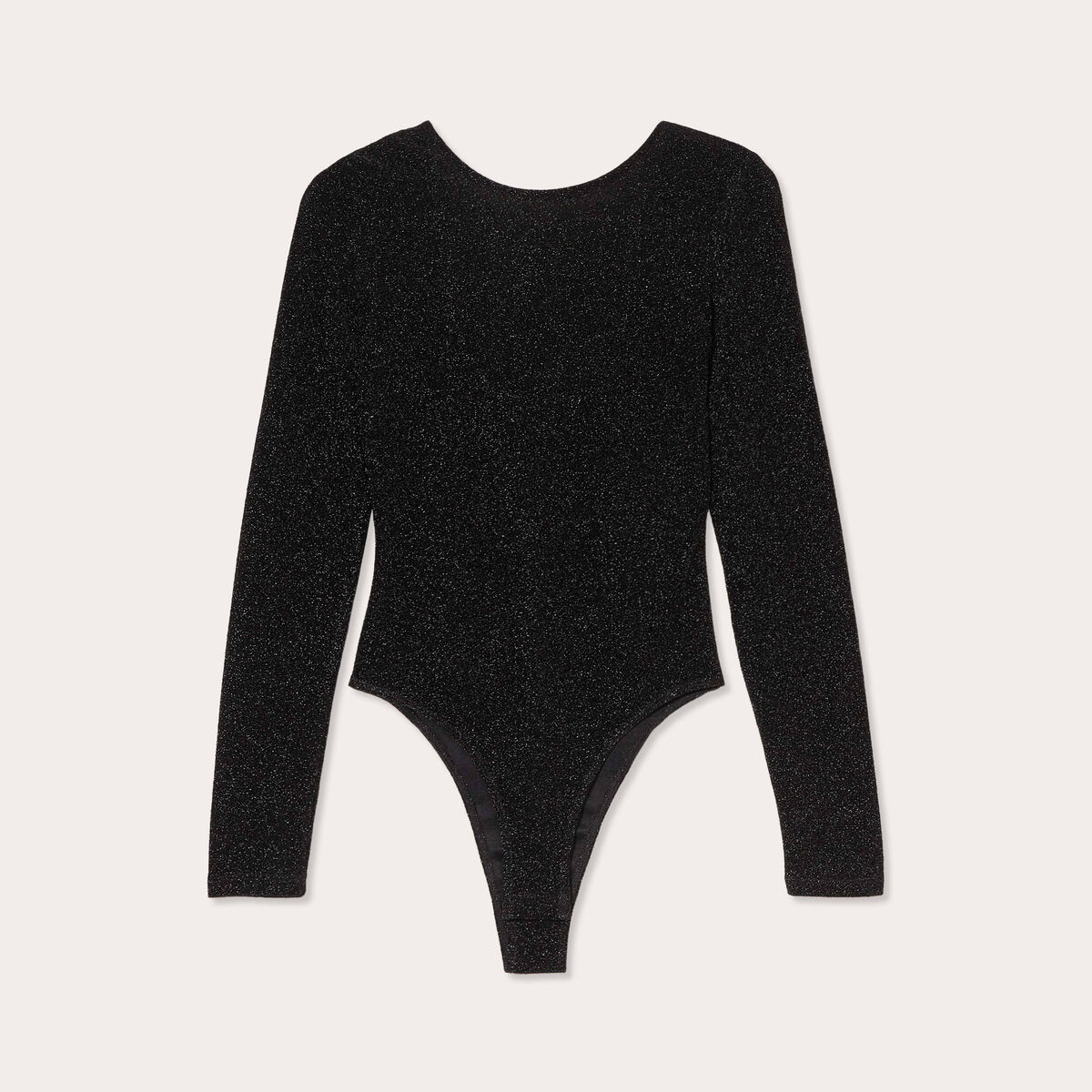 Body manches longues noir femme