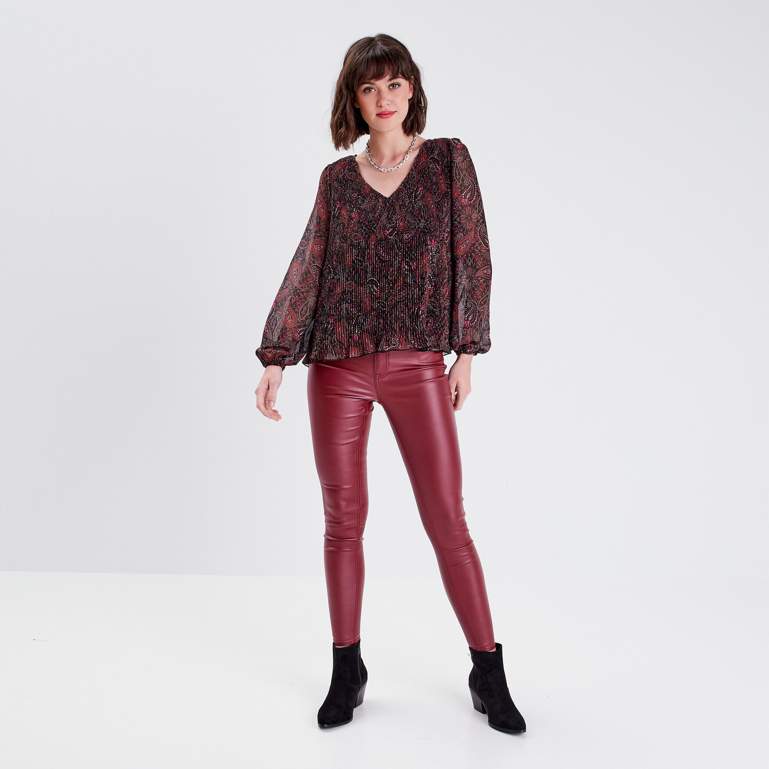 Jeggings Rouge Femme Vib s
