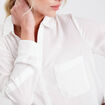 Chemise manches longues ecru femme