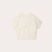 Pull dos devant détail noeud sable femme