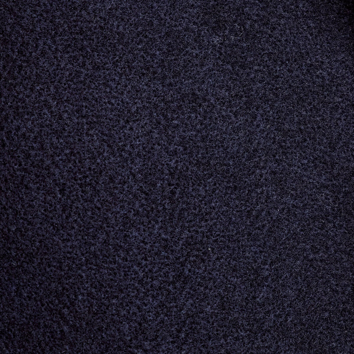 Trench droit court col tailleur bleu marine femme