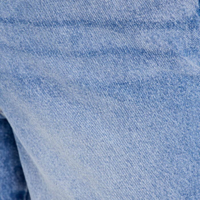 Bermuda droit en jean denim double stone femme