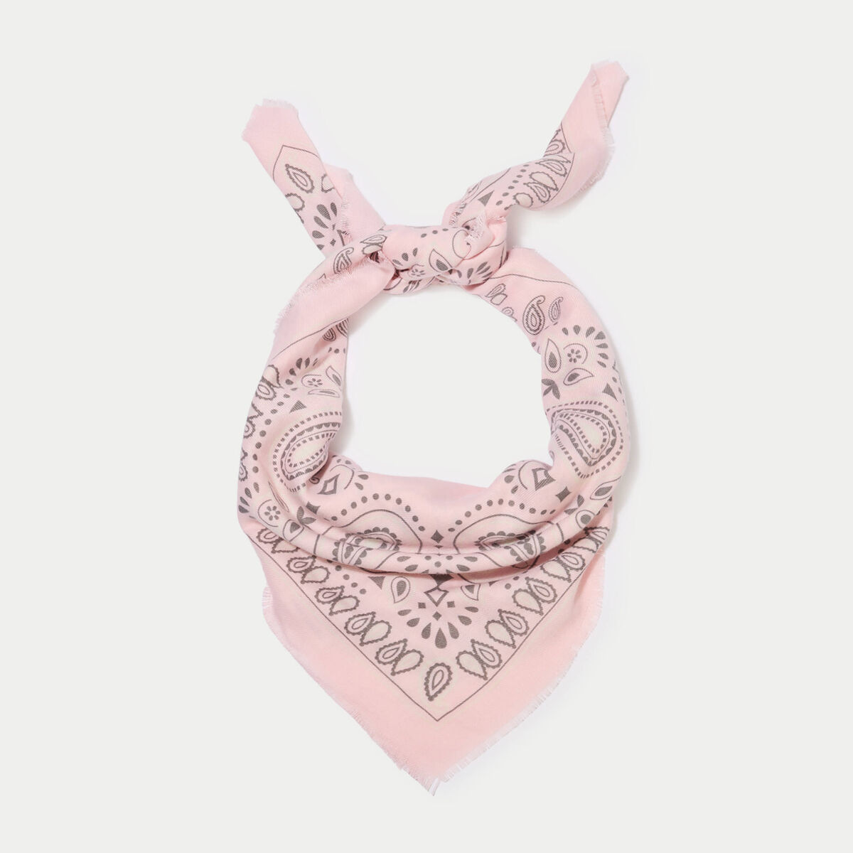 Foulard rose femme