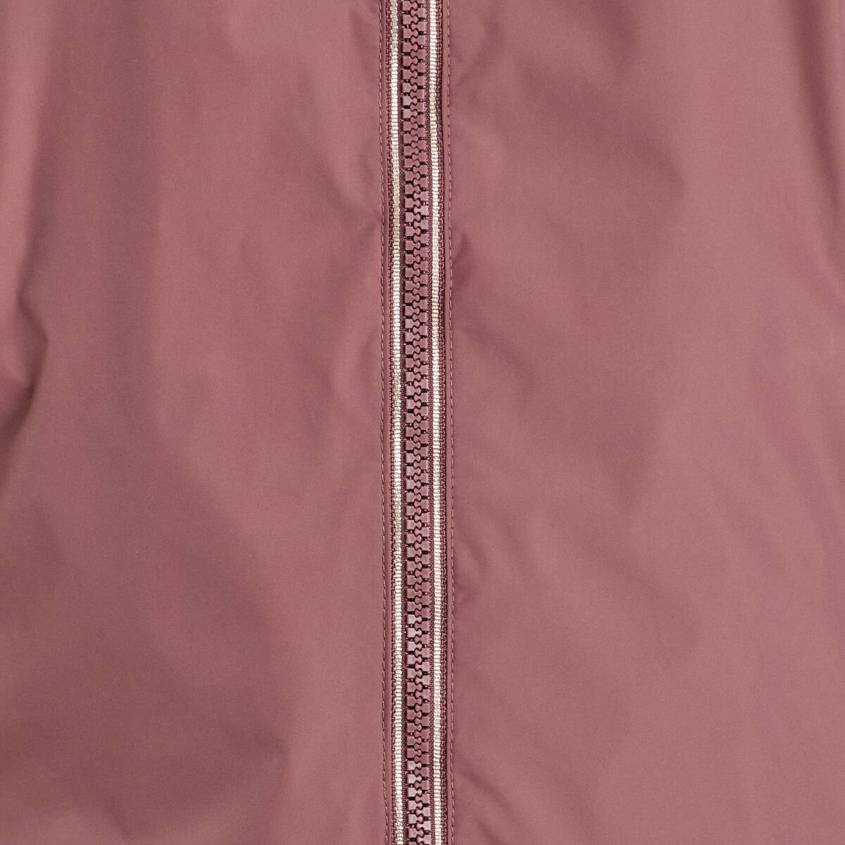 Parka réversible à capuche vieux rose femme