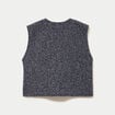 Gilet sans manches gris fonc&eacute; femme