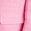 Veste blazer cintrée rose clair femme