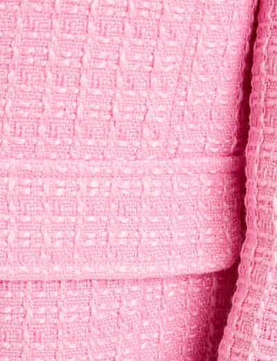 Veste blazer cintrée rose clair femme