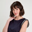 Débardeur sans manches bleu marine femme