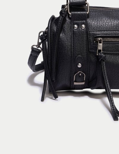 Sac port&eacute; main noir femme