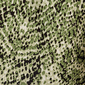 Robe évasée volants vert kaki femme
