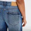 Bermuda regular 5 poches en jean denim double stone femme