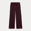 Pantalon large style jogging prune femme