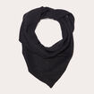 Foulard triangle noir femme