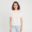 T-shirt manches courtes ecru femme