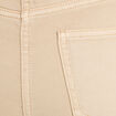Pantalon flare 7/8ème marron clair femme