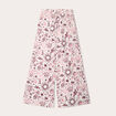 Pantalon large rose femme