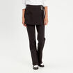 Pantalon-jupe flare noir femme