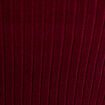 Pull c&ocirc;tel&eacute; col roul&eacute; bordeaux femme