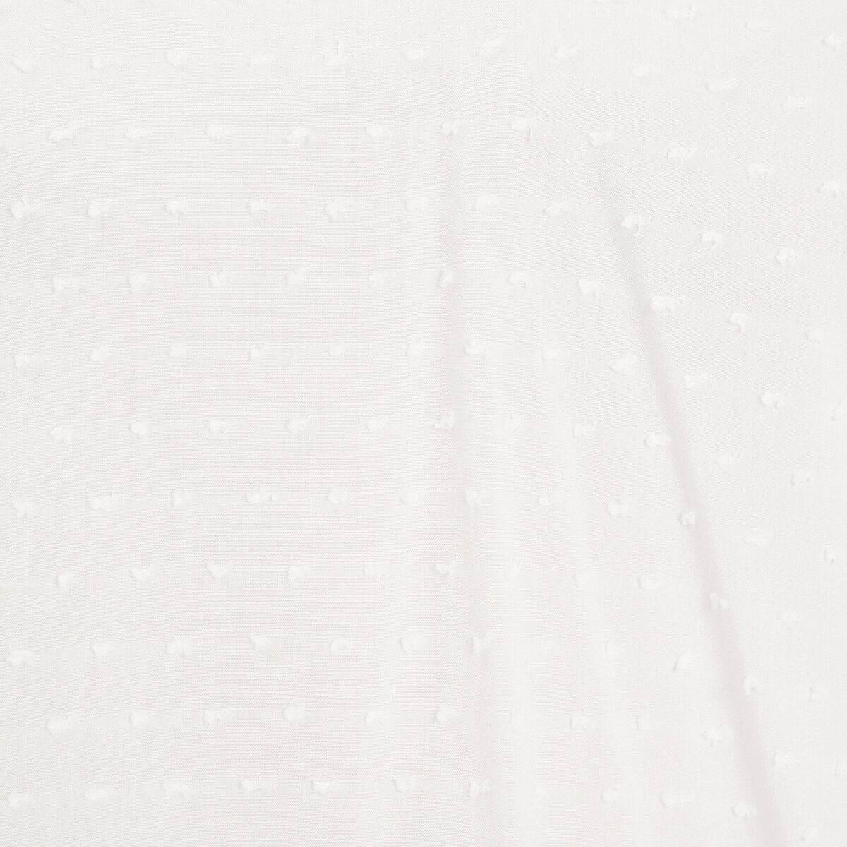 Blouse manches courtes brodée blanc femme