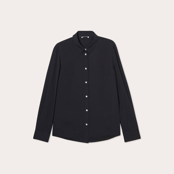 chemise manches longues noir femme Chemise manches longues noir femme