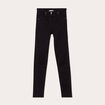 Jeans skinny push-up taille haute denim noir femme